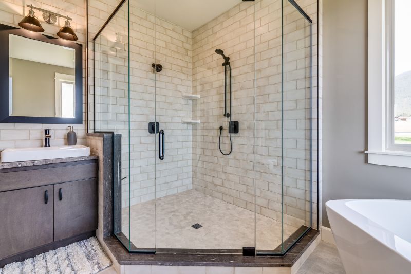 Elegant Bathroom with Frameless Shower